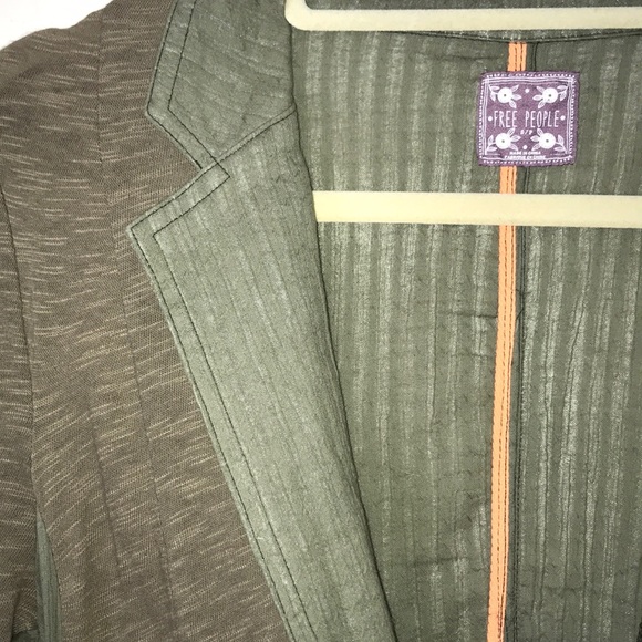 Free people army green and olive green cardigan - Picture 7 of 14